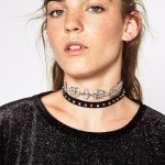 Crystal Laurel Choker Necklace